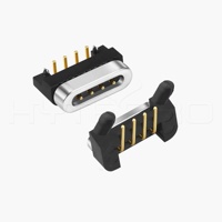 Connecteur magnétique USB électrique Hytepro 4 Pogo Pin 213C-M411P