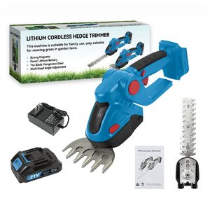 Ananke Tools - Tondeuse à haies multifonctionnelle de qualité industrielle, alimentée par batterie 21V, avec lame de 22 cm et 25000 tr/min pour la taille et le désherbage - Product Image 1