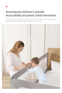 Barrière de lit pliable et réglable pour bébé, protection anti-chute pour tout-petits, nourrissons et enfants, protection de lit - Product Image 5