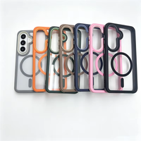 Étui de téléphone antichoc en acrylique rigide transparent multicouche 2-en-1 ultra-résistant pour Samsung S26 S25 S24 S23 Plus Ultra
