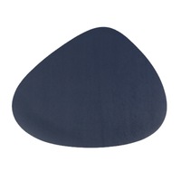 Set de table en cuir de style américain, résistant à la chaleur, imperméable à l'eau et à l'huile, isolant, style nordique, moderne, minimaliste, rond, couleur unie