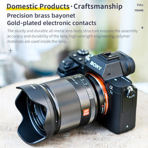 Vident trox — objectif de Portrait AF avec mise au point fixe, cadre complet, grand Angle, pour appareils photo E Mount A7M3, A7R3, A7C, A7R4, A9, A7 III, 24mm F1.8 - Product Image 4