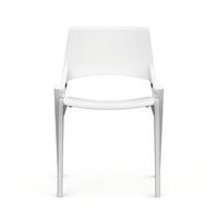 Chaise de formation, de bureau et de réunion empilable en plastique ergonomique moderne