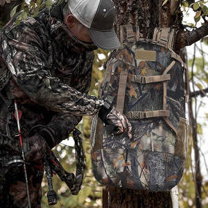 Mydays Outdoor Camouflage Durable Hunting Day Pack Sac à dos avec système <span class=keywords><strong>de</strong></span> transport à l'<span class=keywords><strong>arc</strong></span> pour le camping et la randonnée - Product Image 4