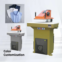 Machine de découpe à bras oscillant TAIWEI d'occasion avec engrenage et roulement, moteur 25 tonnes 1HP, pour la production de semelles de chaussures en cuir