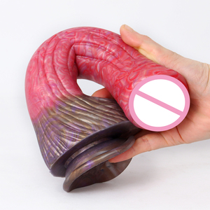 GEEBA имитация головы Анальная пробка фаллоимитатор силиконовый материал вампир цвет реалистичный Мужской пенис женский мастурбатор секс-игрушки для взрослых - Product Image 2