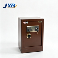 Coffre-fort électronique numérique JYB OEM personnalisé de 60 cm avec double serrure à clé, en acier, ignifuge, pour la maison et le bureau