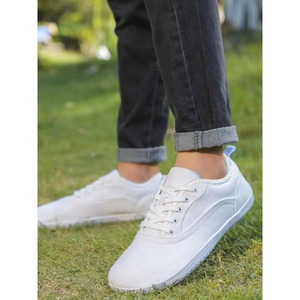 Nuevos Zapatos Casuales de Exterior con Cordones, Diseño Ancho, Antideslizantes, Resistentes al Desgaste, Transpirables, con Parte Superior de Piel de Cerdo y Lona Bordada - Product Image 5