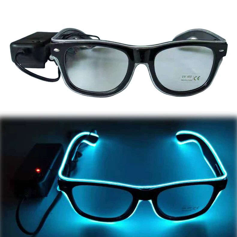 OB-EL-LBG10 Mode Festival Décoration De Partie De Danse Led Fil Clignotant Lumière Froide Jusqu'à Parti Lunettes
