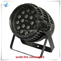 Projecteur LED Zoom Par 18x18W RGBWA+UV 6 en 1, étanche IP65, zoom par, éclairage de scène, contrôle DMX, équipement professionnel pour DJ et discothèque