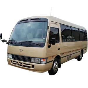 고품질 일본 사용 도요타 코스터 버스 23-30 승객 원래 좋은 조건 판매 사용 미니 버스 저렴한 가격