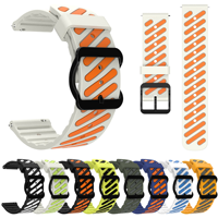 Correa de Repuesto Win-Win, Colorida, Activa, de Silicona de Dos Tonos, Ligera, Compatible con Relojes Samsung de 22 mm