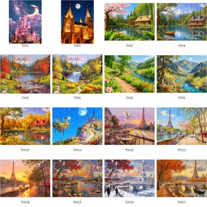 Kits <span class=keywords><strong>de</strong></span> broderie au <span class=keywords><strong>point</strong></span> <span class=keywords><strong>de</strong></span> <span class=keywords><strong>croix</strong></span> sur <span class=keywords><strong>toile</strong></span> <span class=keywords><strong>Aida</strong></span> 11 CT/14 CT/16 CT, grande taille 60x80cm, pré-imprimés, <span class=keywords><strong>pour</strong></span> adultes - Product Image 3