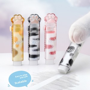 Cartone animato a forma di gatto gomma Push Pull Design gomme da cancellare cancelleria - Product Image 6