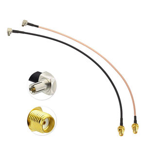 <span class=keywords><strong>Cable</strong></span> <span class=keywords><strong>coaxial</strong></span> RG174 de ángulo recto TS9 macho a SMA hembra <span class=keywords><strong>para</strong></span> amplificador de router y conversión de <span class=keywords><strong>antena</strong></span> WLAN Wi-Fi - Product Image 2