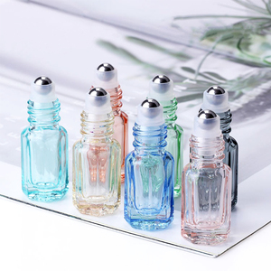 Sản Phẩm Mới <span class=keywords><strong>3Ml</strong></span> 6Ml 10Ml 12Ml Tinh Dầu Container Colour Rõ Ràng Cuộn Trên Chai Thủy Tinh Với Thép Không Gỉ Con Lăn Quả Bóng - Product Image 6