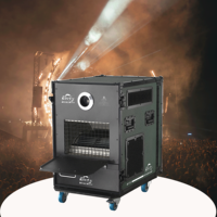 Machine à brouillard de scène LUX-H2 4000W DMX512 2CH avec télécommande LCD, réservoir d'huile 6L*2, pour concerts, mariages, DJ et spectacles