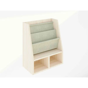 Estantería de muebles <span class=keywords><strong>Montessori</strong></span> de fábrica propia para niños, estantería de madera para guardería y sala de juegos, estantería de esquina para biblioteca de 4 niveles - Product Image 2