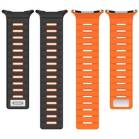 Bracelet de sport de remplacement, accessoires pour Samsung Galaxy Watch Ultra 2, bracelet de montre en silicone magnétique bicolore