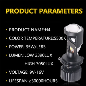 Sanvi Factory New Fashion Mini H4 35w 5500k Halogen & Xenon Headlights Super Bright Car Accessory Led Headlights - Product Image 5