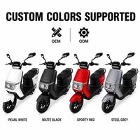 Stock disponible, faible MOQ, phare LED blanc, roues en alliage, scooter électrique, cyclomoteur électrique pour adultes pour les trajets urbains
