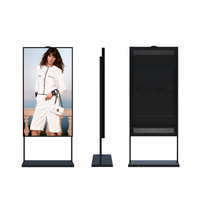 Affichage numérique intérieur 55 pouces 4K haute luminosité pour vitrine, lecture Android, animation, personnalisable, CMS basé sur le cloud