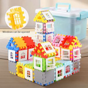 Ensembles de blocs de construction en plastique classiques, bricolage, créativité des enfants, jouets éducatifs portables STEM, cubes de puzzle pour enfants, garçons et filles - Product Image 1
