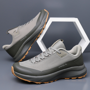 Zapatillas Deportivas Casuales Negras Versátiles y Sencillas de Alta Calidad Personalizadas, Ligeras, Antideslizantes e Impermeables para Hombre, Zapatos para Senderismo y Actividades al Aire Libre - Product Image 2