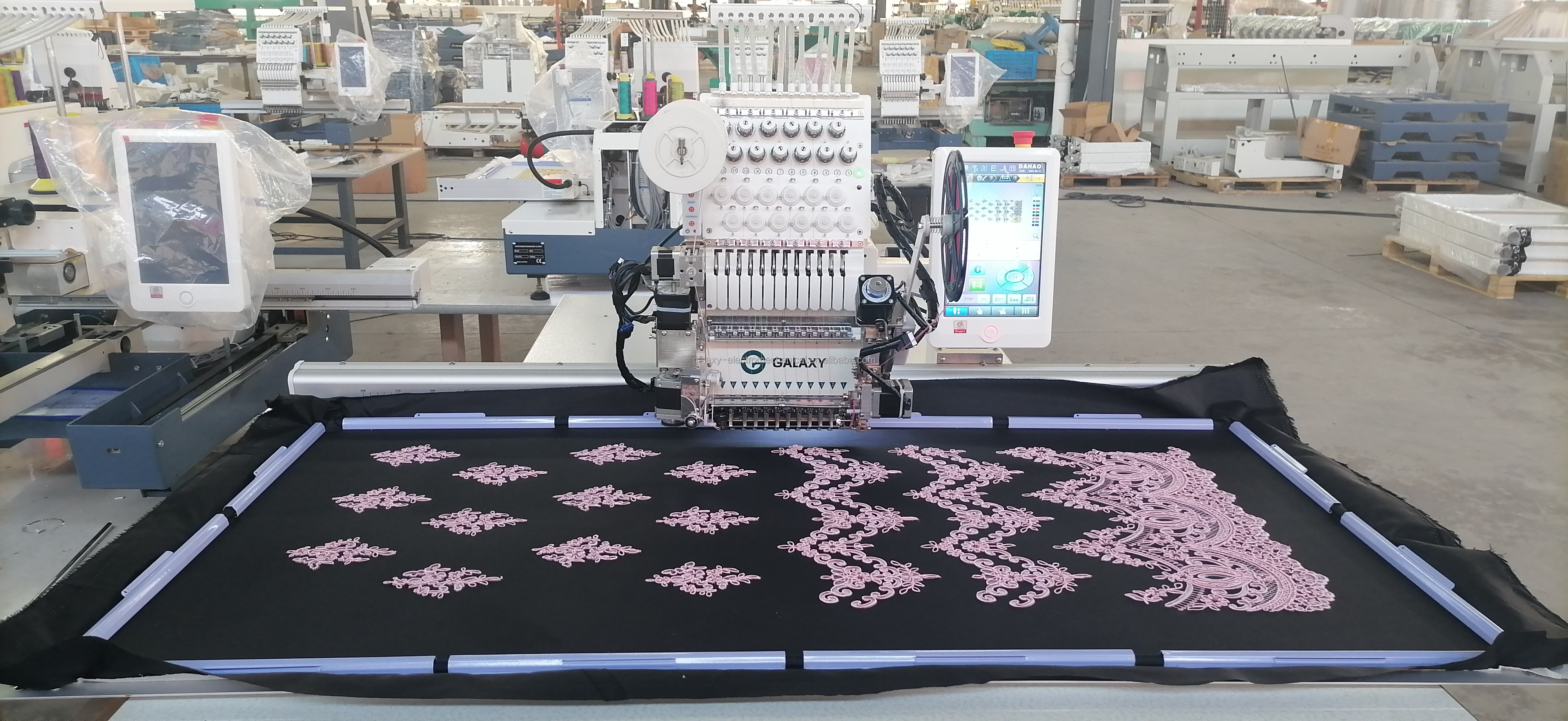 GALAXY High Speed Single Head Embroidery Machine - 1200 RPM