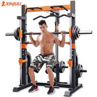 Rack de squat Smith Xinjuli, équipement de gym domestique et commercial, pour musculation, développé couché et crossover de câbles