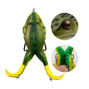 Lushazer Dubbele Propeller Kikker Zacht Aas Boven Water Zacht Lokaas Prop Meerval Siliconen Kunstmatige Wobblers Jigging Visaas - Product Image 2