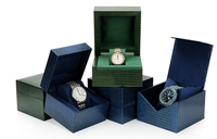 Nouvel emballage de montre haut de gamme, boîtes en cuir crocodile pour le rangement des montres