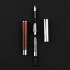 Stylos en bambou uniques X930, stylos à plume en bois pour la calligraphie avec logo personnalisé pour cadeau de Noël - Product Image 3