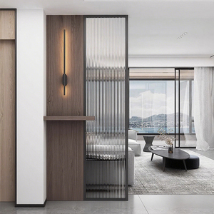 Proteja la privacidad 4mm 5mm 6mm 8mm vidrio estampado grabado adecuado para particiones de oficina/sala de estar. Fábrica al por mayor disponible - Product Image 4