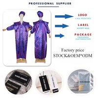 Robe africaine musulmane pour femmes S10303, robe boubou personnalisée, tissu jacquard, abaya ample de Dubaï, vêtements islamiques avec écharpe, nouvelle arrivée