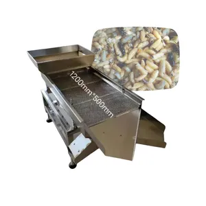JOYCAN Stainless steel type linear vibrating screen for fish and shrimp, mealworms, waxworms, barley worms, cicada pupae