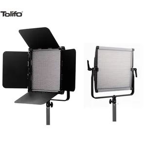 Tolifo Đèn Studio Chụp Ảnh Bảng Đèn LED Quay Video Phát Trực Tiếp 60W Hai Màu Để Quay Video