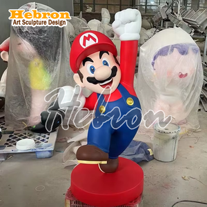 Statues de Jardin Personnages de Dessins Animés Modernes en Fibre de Verre Personnalisées, Statues en Résine <span class=keywords><strong>Mario</strong></span> <span class=keywords><strong>et</strong></span> <span class=keywords><strong>Luigi</strong></span> à Vendre - Product Image 1