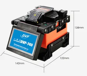 Hotsale Fusion splicer DVP 740 mini fttx fusion Splicer fttx için çoklu dil optik KAYNAK MAKINESİ