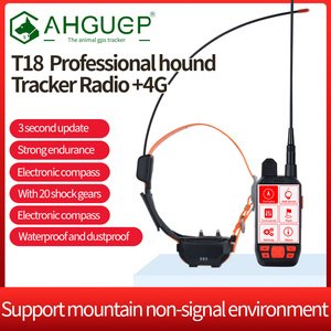 Rastreador <span class=keywords><strong>GPS</strong></span> para Perros de Caza AHGUEP 4G+VHF, para 20 Perros, Alcance de 15 KM, Resistente al Agua IP68, Alarma de Parada, Entorno Real, Similar a TRDOG - Product Image 1