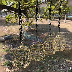 Outdoor Birdcage <strong>Bird</strong> Feeder Hanging <strong>Bird</strong> Feeder Garden Patio Feeder Creative Simulation <strong>Bird</strong> <strong>Nest</strong> - Product Image 5