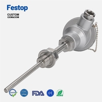 Transmetteur de température intelligent blindé 4-20 mA pour thermocouples K, E, J, T, PT100, CU50 et RTD