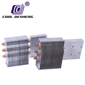 Enfriador de ventilador de chasis, accesorios de refrigeración de CPU, tubo de calor de radiador, módulo de refrigeración plano, proyector, radiador de tubo de calor