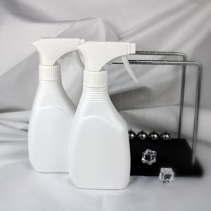 350ml đầy đủ màu trắng HDPE nhựa xi lanh bơm phun chai thuận tiện con dấu cho dầu gội đầu làm sạch dầu - Product Image 1