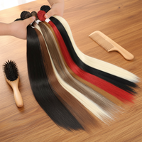 Extensiones de Cabello Sintético Rizado Francés de Calidad de Fábrica para Trenzas, Cabello Liso para Trenzar, Extensiones de Cabello Natural