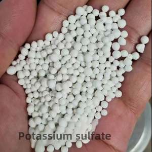 Fertilizante de potasio 99% de alta calidad y alta pureza Sulfato de potasio CAS 7778-80-5 K2O4S Fertilizante químico granular para cultivos - Product Image 1