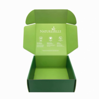 Boîte pliante en papier de protection 300g avec livraison rapide, emballage alimentaire, boîte vierge, boîte d'expédition en carton rigide, emballage en gros