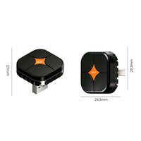 Dongle sans fil 4-en-1 CarPlay Android Auto, Plug & Play, stable, se connecte via CarPlay/Android Auto/Android Mirror/Apple Mirror
