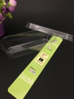 Boîte d'emballage rectangulaire transparente en PET à couvercle séparé pour fruits, pâtisseries et gâteaux, vente en gros usine 261