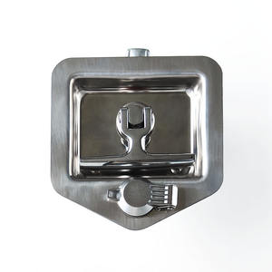 批发304不锈钢折叠压缩闩锁重型车辆抛光房车工具箱T型手柄桨闩锁 - Product Image 2